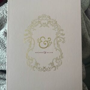 Blush Pink Archer & Olive Decorative Journal with Gold Embossing